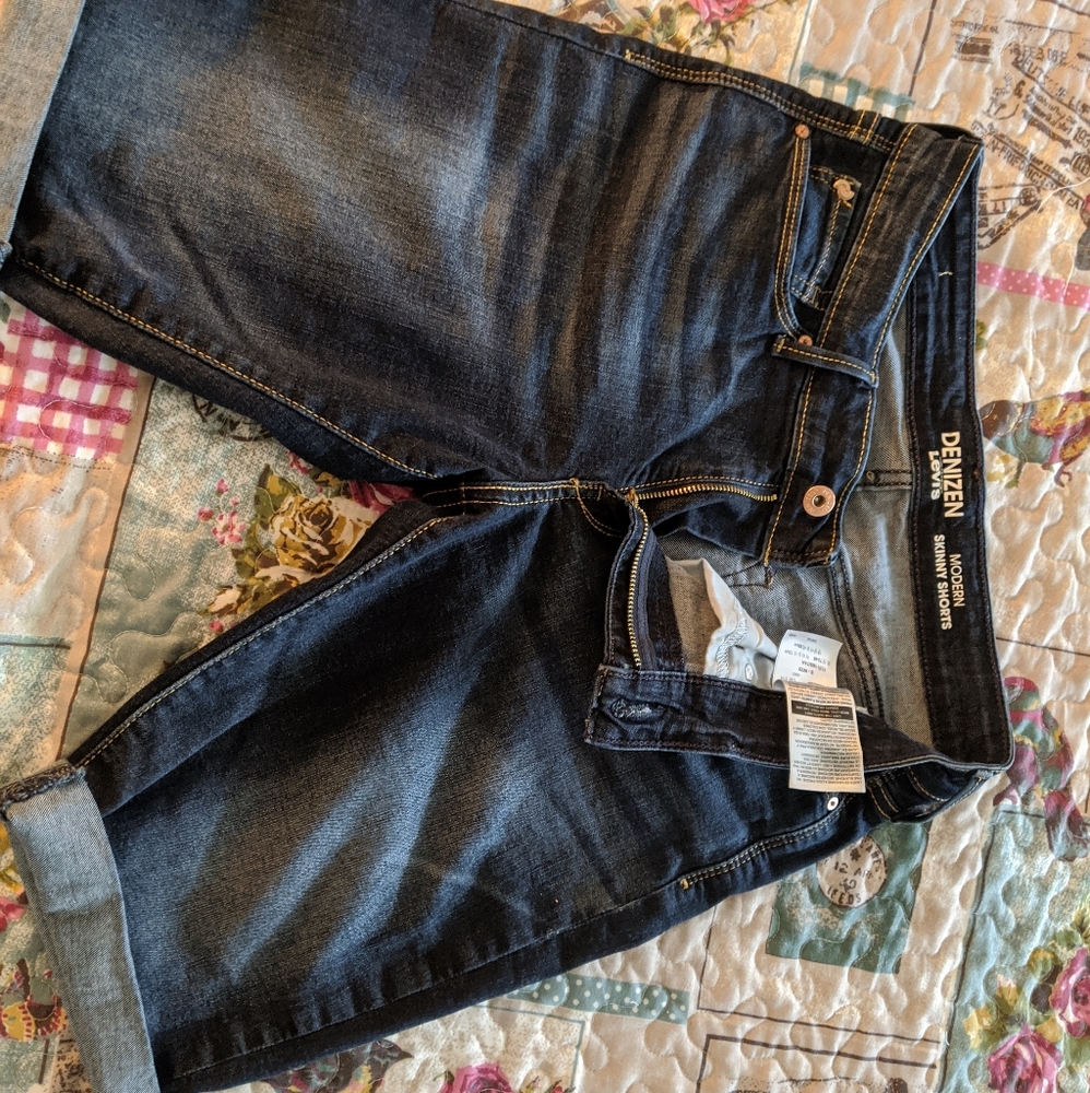 Denim shorts